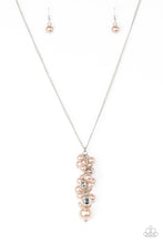 Load image into Gallery viewer, Ballroom Belle Brown Necklace Paparazzi Accessories
