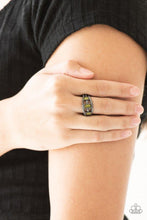 Load image into Gallery viewer, Noble Nova Green Ring Paparazzi Accessories