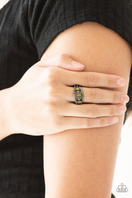 Noble Nova Green Ring Paparazzi Accessories