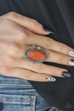 Load image into Gallery viewer, Open Range - Orange Ring Paparazzi Accessories