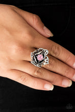 Load image into Gallery viewer, Glowing Gardens Pink Ring Paparazzi Accessories