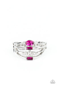 Dainty Back,pink,Skinny Back,stretchy,Not So Novice - Pink Ring