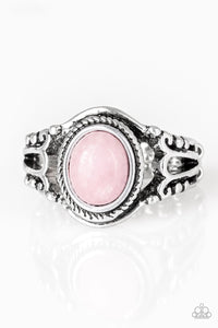 Dainty Back,pink,Skinny Back,Wide Back,Peacefully Peaceful - Pink Ring