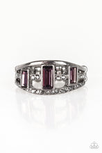 Load image into Gallery viewer, Noble Nova - Purple Rhinestone Ring Paparazzi Accessories