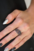 Load image into Gallery viewer, Noble Nova - Purple Rhinestone Ring Paparazzi Accessories