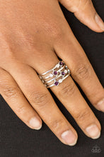 Load image into Gallery viewer, Sparkle Showdown Purple Ring Paparazzi Accessories