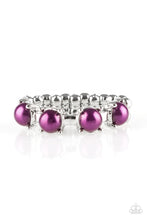 Load image into Gallery viewer, More or Priceless Purple Pearl Ring Paparazzi Accessories