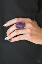 Load image into Gallery viewer, Cactus Cabana - Purple Ring Paparazzi Accessories