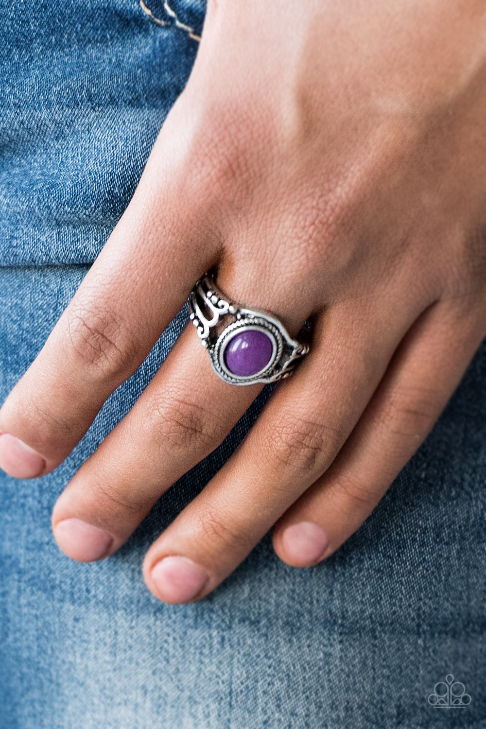 Peacefully Peaceful Purple Ring Paparazzi Accessories