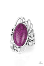 Load image into Gallery viewer, Sedona Sunset - Purple Stone Ring Paparazzi Accessories