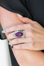 Load image into Gallery viewer, Sedona Sunset - Purple Stone Ring Paparazzi Accessories