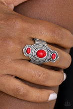 Load image into Gallery viewer, Dune Drifter - Red Ring Paparazzi Accessories