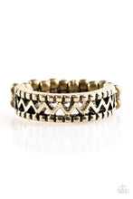 Load image into Gallery viewer, Thunder and Lightening Brass Ring Paparazzi Accessories