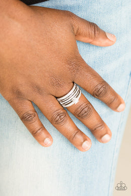 The Dealmaker White Ring Paparazzi Accessories
