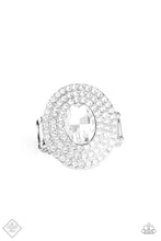 Load image into Gallery viewer, Metro Millionaire White Rhinestone Ring Paparazzi Accessories