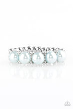 Load image into Gallery viewer, Mermaid Mamba Blue Pearl Ring Paparazzi Accessories