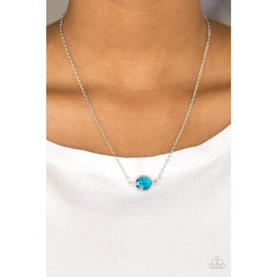 Fashionably Fantabulous Blue Necklace Paparazzi Accessories