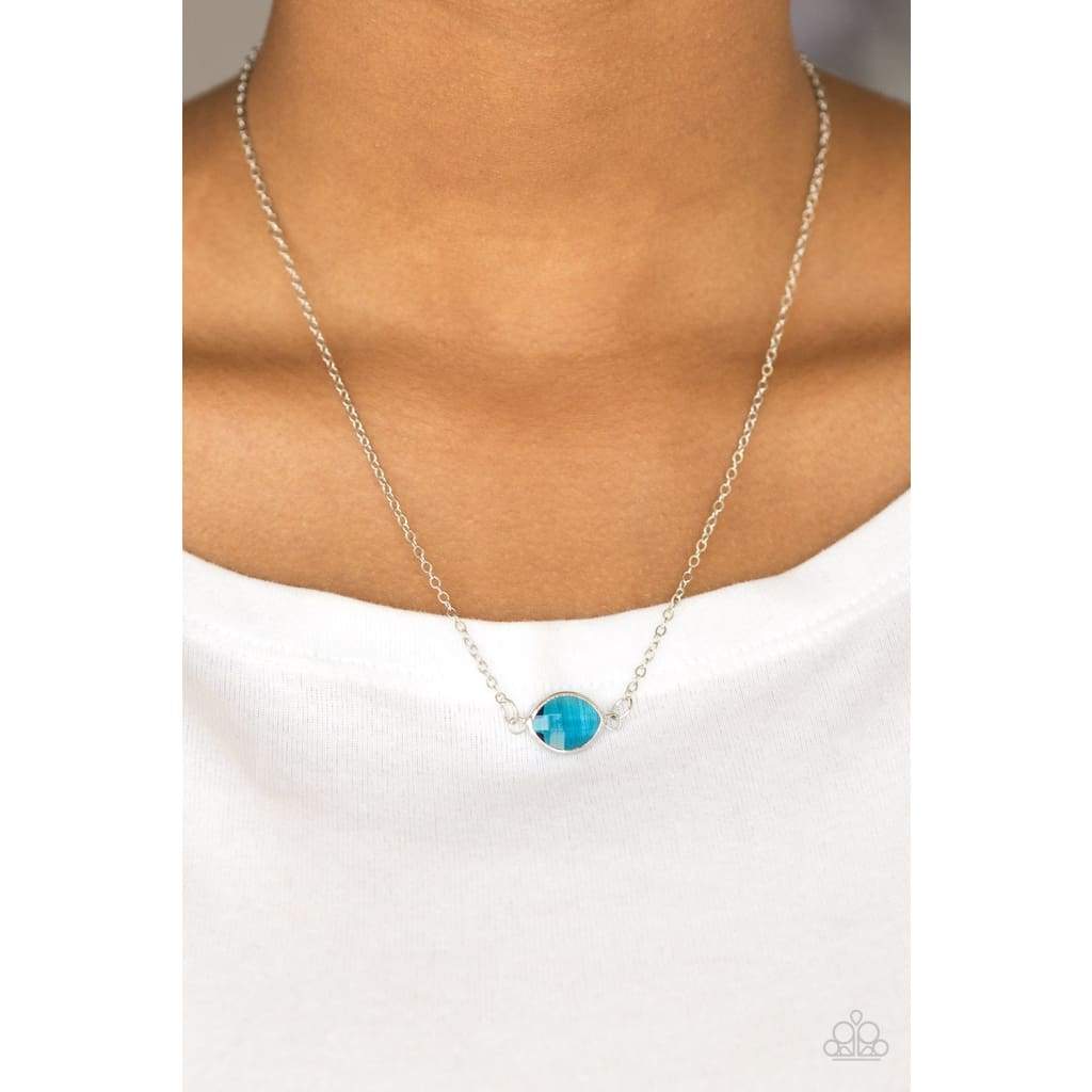 Fashionably Fantabulous Blue Necklace Paparazzi Accessories