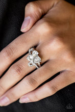 Load image into Gallery viewer, Friends In High End Places White Ring Paparazzi Accessories