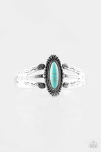 Load image into Gallery viewer, Desert Sage Blue Cuff Bracelet Paparazzi Accessories