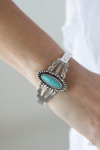 Load image into Gallery viewer, Desert Sage Blue Cuff Bracelet Paparazzi Accessories