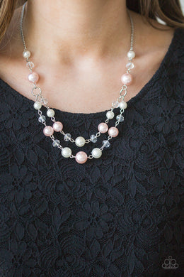 The Princess Bridesmaid Pink Pearl Necklace Paparazzi Accessories