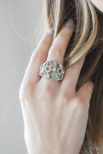 Load image into Gallery viewer, Summer Yacht Green Ring Paparazzi Accessories