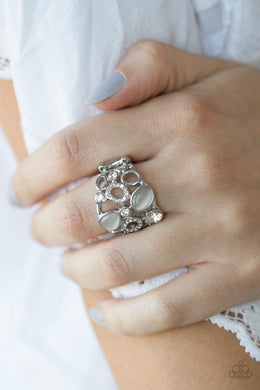 Summer Yacht White Ring Paparazzi Accessories