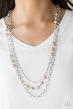 Load image into Gallery viewer, Classical Cadence Brown Necklace Paparazzi Accessories