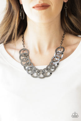 The Main Contender Black Necklace Paparazzi Accessories