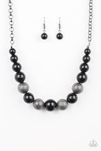 Load image into Gallery viewer, Color Me CEO Black Gunmetal Necklace Paparazzi Accessories