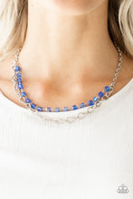 Load image into Gallery viewer, Block Party Princess Blue Necklace Paparazzi Accessories