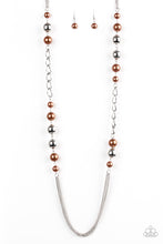Load image into Gallery viewer, Uptown Talker Brown Necklace Paparazzi Accessories