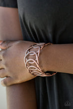 Load image into Gallery viewer, Circa de Contender Copper Cuff Bracelet Paparazzi Accessories