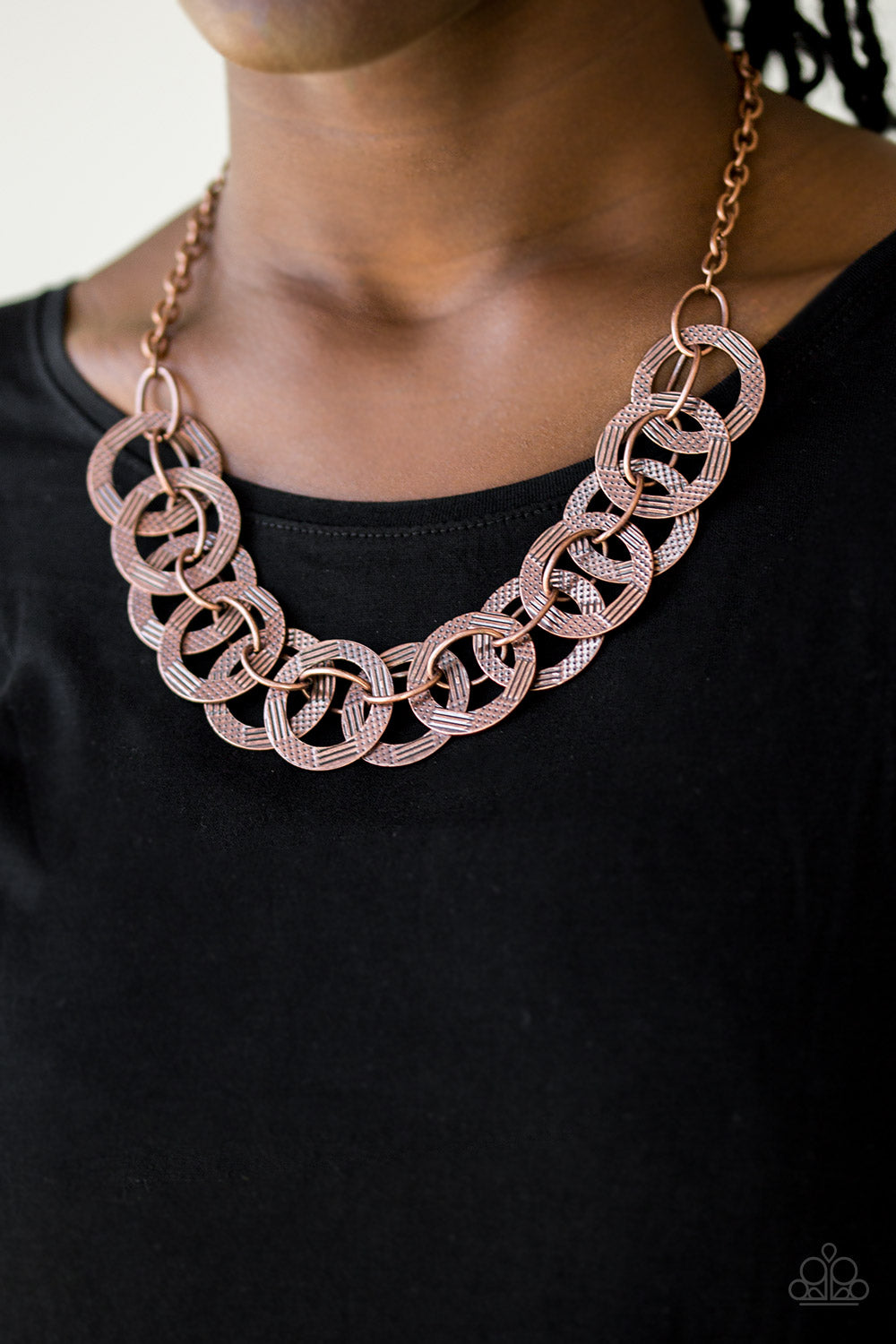 The Main Contender Copper Necklace Paparazzi Accessories
