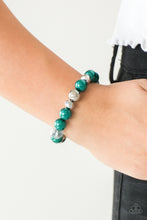 Load image into Gallery viewer, Very VIP Green Bracelet Paparazzi Accessories