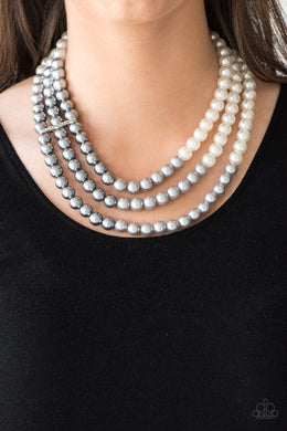 Times Square Starlet Multi Pearl Necklace Paparazzi Accessories