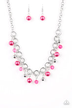 Load image into Gallery viewer, Fiercely Fancy - Pink Pearl Necklace Paparazzi Accessories