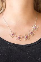 Load image into Gallery viewer, Hoppin Hibiscus Pink Necklace Paparazzi Accessories