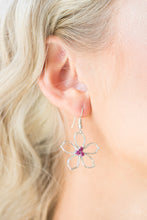 Load image into Gallery viewer, Hoppin Hibiscus Pink Necklace Paparazzi Accessories