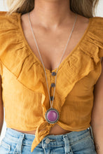 Load image into Gallery viewer, Run Out of Rodeo Purple Necklace Paparazzi Accessories