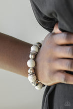 Load image into Gallery viewer, Ruling Class Radiance White Bracelet Paparazzi Accessories