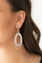 Load image into Gallery viewer, Marry Into Money - White Earring Paparazzi Accessories