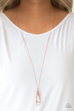 Step Into The Spotlight Copper Necklace Paparazzi Accessories