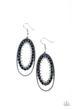 Load image into Gallery viewer, Marry Into Money Blue Earring Paparazzi Accessories
