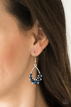 Load image into Gallery viewer, Fancy First - Blue Earring Paparazzi Accessories