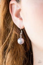 Load image into Gallery viewer, Its About Showtime Silver Pearl Necklace Paparazzi Accessories
