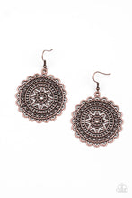Load image into Gallery viewer, Be SOL bold Copper Earrings Paparazzi Accessories