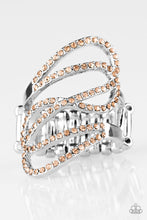 Load image into Gallery viewer, Chasing Starlight Brown Rhinestone Ring Paparazzi Accessories