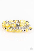 Load image into Gallery viewer, Malibu Marina Yellow Bracelet Paparazzi Accessories